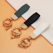 카스타 TPU 키케이스 키홀더 오링키링 전화번호키링 자동차 스마트키 보호커버 방수기능 용품 아반떼 MD I30 그랜저TG 엑센트 포터 YF쏘나타, 추가제품-스트랩, 골드라인[아이보리]