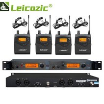Leicozic 무선 인이어 모니터 시스템 트윈 송신기모니터링 무대 SR2050 IEM 4개, 740 TO 776Mhz, 02 740 TO 776Mhz