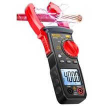 클램프미터 디지털 누설 전류 전압 테스터기 계 ANENG 클램프 계량기 DC AC 4000 카운트 멀티미터 전류계 테스터 자동차 Amp Hz 커패시턴스 NCV 옴 테스트 ST181