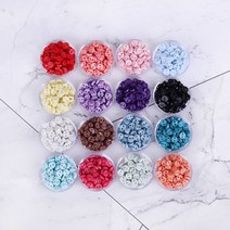 짱패브릭 10개) 5mm 2구 미니단추 16color 인형단추, 08 블랙