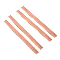99% 순수 구리 구리 스트립 레드 구리 패드 1 개 구리 호일 구리 플레이트 바 DIY CNC 소재 멀티 사이즈, 2x15x250mm