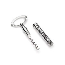 Reed & Barton Snow Berry Salt & Pepper Caddy 2.60 LB Metallic, Wine Key