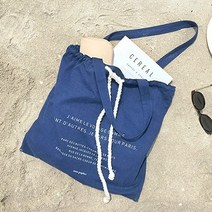 BUCKET ECO BAG - Marine blue