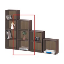 온가구 SB 프리미엄 2단/3단/4단 공간박스/완제품으로배송/책장책꽂이수납장정리함장식장진열장교구장교구함, 웬지+3단