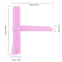 케이크 장식 액세서리 레벨 회전 케이크 직각 스크레이퍼 DIY 높이 조절 가장자리 부드러운 베이킹 도구 케이크 스크리드, Pink