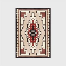 야자매트 인디언 에스닉 스타일 러그 터키 기하학 레드 팜 옐로우 카펫 거실 침실 침대 담요 주방 바닥 매, 02 CW-JQ11962_01 40CMx60CM