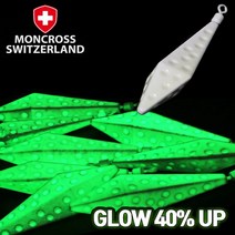 몽크로스 다이아몬드 야광봉돌 딤플싱커 회전도래적용 한치 쭈꾸미 갑오징어 문어 갈치텐빈, 16호