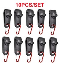 10pcs 텐트 천막 캐노피 방수포 클램프 클립 윈드 로프 캠핑 버클 클립 앵커 그리퍼 턱 그립 트랩 조임 목공 도구, g0006-a2