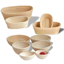 SONAMU 발효통 발효바구니 원형 타원형 반느통 인도네시아 등나무 발효바구니