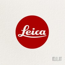 Leica 라이카 스티커 6cm, 12X12, 무광 화이트