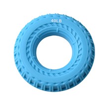 빼다 악력기 헬스 악력 튜브 타이어 실리콘 손가락 힘 근육 재활 훈련 고무링 볼 악력기, 블루-40LB