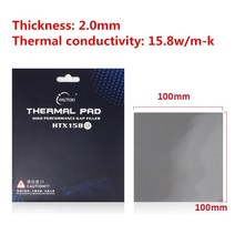 HUTIXI 열 패드 전도 및 방열 실리콘 시트 CPU 그래픽 카드 칩 냉각 개스킷 HTX158, [02] 1.0mm
