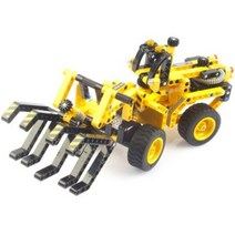 레프리카 블록테크닉 휠로더 중장비 2in1 작동블록 301PCS, 단품