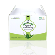 도영알로에 유기농 알로에 사포나리아즙, 80ml, 60개