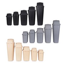40리터 휴지통 스윙휴지통 대형쓰레기통 40L, 40L 블랙, 하부만(오픈형)