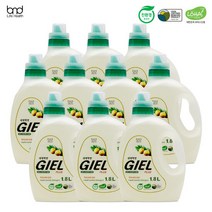 [세제혁명] NEW지엘플러스 1800ml 10통, 단품