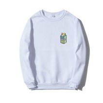 레모네이드 인쇄 스웨터 여성 ​​ 양털 o-넥 캐주얼 풀오버 패션 남여 hoody