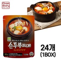 참스토리 순두부찌개, 250g, 24개