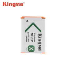 배터리호환 KingMa NP-BX1 배터리 USB LCD 소니호환 ZV-1 RX100M7 M6 M5 M4 M3 M2 RX1R II DSC-HX90 WX350, 01 1pcs 배터리