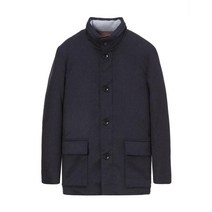21FW [PIACENZA] 캐시미어-블렌디드 네이비 캐주얼 점퍼 MAJU1D603N2