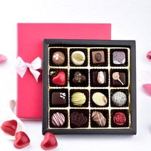 16구 아트 수제 초콜릿 명품 파베 생초콜릿 선물 세트, 1세트