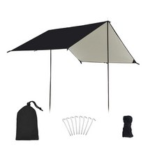 카 쉘터 자동차 텐트 카니발 티볼리 스타렉스 차박 라운지 스포티지 모닝 무쏘스포츠 칸 렉스턴스포츠 쏘렌토 조립식천막 올란도 산타페, 극 없는 검정, 3  5m