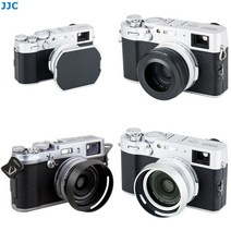 [JJC] 후지x100v X100F X100T 카메라 사각 후드 원형 렌즈 어댑터 링, 사각 후드 [블랙]