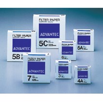일본 ADVANTEC 정량여과지 No. 5B 55mm 광범위한 정량 분석의 침전물 여과에 적합 여과 속도는 중간 정도도, 1개