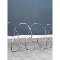 아연도금 철조망 펜스 멧돼지 고라니 퇴치 울타리 10m, 45cm (보통 이중나선형 10m)