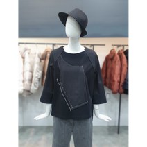 데무 패턴 패치 티셔츠(AW2203982)