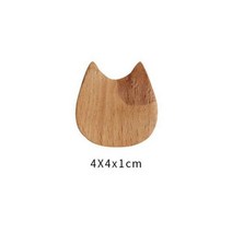 수저받침대 일본식 나무 스탠드 홀더 고양이 새끼 발톱 모양 젓가락 휴식 랙 예술 공예 200개, A
