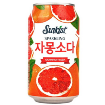 해태음료 썬키스트 스파클링 자몽소다, 22개, 355ml