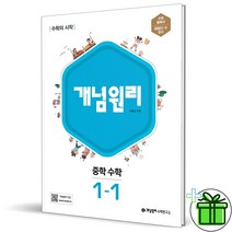 (사은품) 개념원리 중등 수학 1-1 중학교 1학년 1학기 (2023), 중등1학년