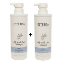 에스테티카 오일리 스캘프 케어 샴푸/ 지성(학생)두피 전용 샴푸 500ml+500ml