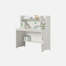 한샘 티오 그로우 전면책상 일반형 3단 120x60cm (컬러 택1), 화이트/파우더핑크(A)