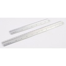 가벼운 알루미늄 일자자 막대자 8인치 12인치 2가지사이즈 공학용 도면 선택1, 20cm자