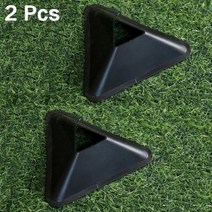 팀조끼 축구조끼 유니폼 삼각형 축구 훈련 로그인 디스크 농구 장애물 로드블록 더미 PVC 스포츠 액세서리 4 가지 색상 2 개