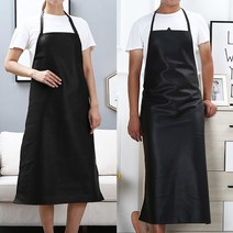 인조가죽 방수 앞치마 블랙, 블랙 120X78cm(b), 상품선택, 1개