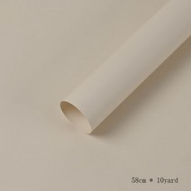 무광택 롤 용지 반투명 단색 플라워 포장지 부케 선물 포장 방수 10 야드, 12사이드쇼 로즈