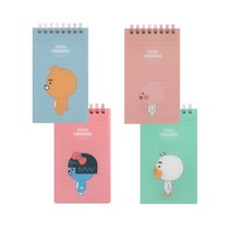 카카오프렌즈 리틀프렌즈 PP커버 스프링 수첩 상철, 어피치