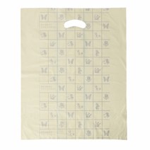 OK 100p 양장비닐봉투 노랑 40x50cm 포장 봉지 시장 마트 가게, 1개