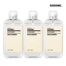 쏘두위 비건 오일풀링 마우스워시 280ml x 3개, 단품