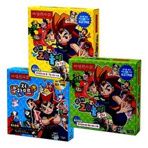 마법천자문 보드게임 3종 세트 (한자고누놀이 8 7급 + 6급 + 무한점프) : 한자능력검정시험 준비 사자성어 학습