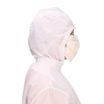 크린룸 제전 방진 후드 위생모 기본형 스카이블루4XL, 1개, 화이트