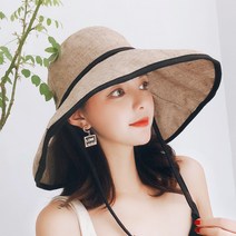 여름 모자 여자 백 대 어부 모자