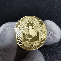 동전수집책 마법의 이빨 요정 사랑스러운 고양이 금도금 303mm 기념 동전 크리 에이 티브 키즈 치아 변경 행운의 선물