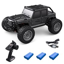알씨카오프로드 엔진rc카 Jty 장난감 4wd 랭글러 rc 트럭 50kmh 고속 원격 제어 버기 라디오 크롤러 를위한 암벽 등반 트럭, 16103-bk 3b