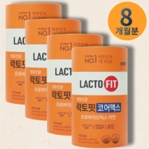 락토핏 종근당건강 생유산균 코어맥스, 60포, 2g, 4개