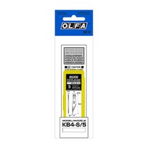올파 OLFA AK-4 아트 나이프용 칼날 커터날 KB4-S/5 5개입