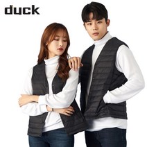 초경량 덕다운 슬림 브이넥 패딩조끼
